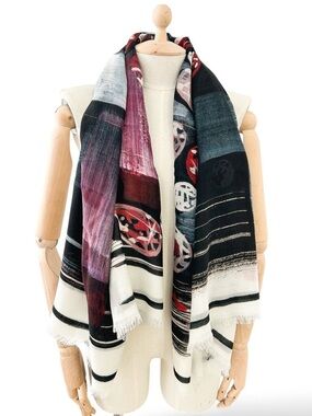 Chanel Tweed 2023 Cashmere Scarf